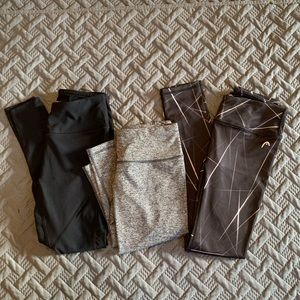 Lot of athletic leggings